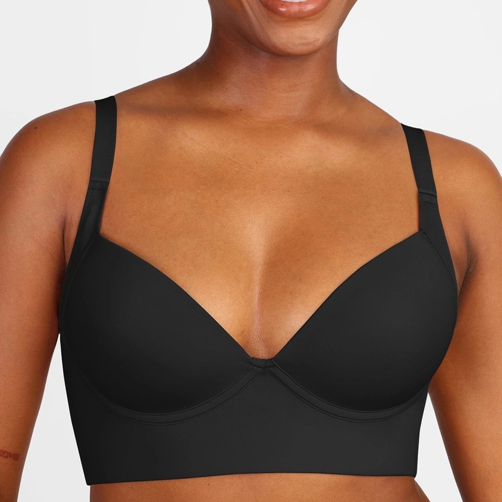 Shapellx CoreSculpt Underwire Push-Up Bra 46E Black